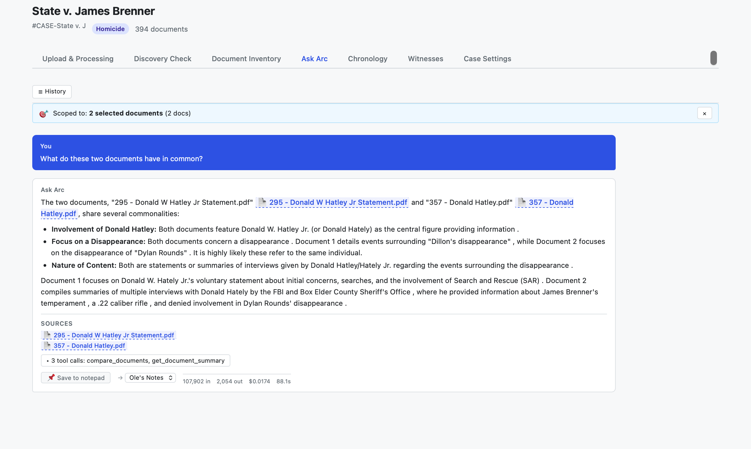 Two related reports, scoped and compared — what they share and where they differ.